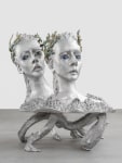 Jean-Marie Appriou The Murmur 2020 Patinated aluminum, bronze, glass 180 x 162 x 148 cm / 70 7/8 x 63 3/4 x 58 1/4 in