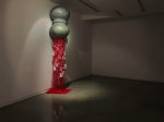Blood Rain, 2019-2020
Fiberglass, laminated photographs & cotton rope
124" x 27" x 29"
 