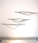 Kinetics, 2009
Wrought iron and teak wood
Overall dimensions variable (in 3 parts)
71 ½” x 11 ½” x 13 ½”
66” x 12 ½” x 16”
69 ¼” x 8” x 12”