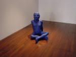 Untitled, 2002
Indigo pigment on teak wood
37" x 37" x 35"