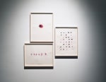 Bleed Bled Blood Red, 2015
Watercolor pencil & graphite on paper
In 3 parts, each 18 3/4" x 15"