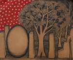 N.N. Rimzon
Red Sky with Stars, 2021 (Detail)