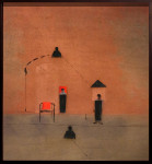 Dilemma of being you (you are but you are not) III | 2022-2023
Watercolor, gouache, graphite, dry pastel, collage, pigmented ink, archival paper
38” x 35.25” | Framed: 39” x 36.5” 
TG 4975