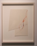Just look where you are going, 2005
Gouache and thread on paper
11 3/4" x 9"
