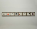 Not that way, 1996
Sumi ink & dry pastel on paper
82” x 8” (in 8 parts)