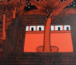 The school at night, 2024 (Detail)