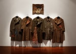 Risham Syed

Tent of Darius,&amp;nbsp;2009

Hand embroidered vintage army coats (five), acrylic on canvas on board

87&amp;quot; x 104&amp;quot; x 10