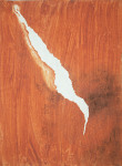 Yoni, 1993
Earth pigment, charcoal and graphite on paper
32 3/4″ x 25”