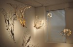 Bird Song I, 2009
Stainless steel, muslin, tamarind kernel, and lacquer
60" x 125" x 52"