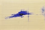 Love over reason, 1993
Indigo pigment and charcoal on folded paper
16 1/4” x 23 1/4”