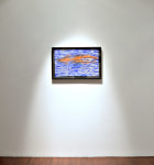 Crushed blue piece