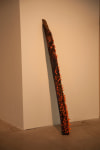 Remanence from last night's dream, 2011
Carved rose wood, lacquered wood and pigments
42.5" x 4" x 4"