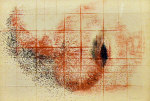 Love over reason, 1993
Charcoal and earth pigment on folded paper
16 1/4" x 23 1/4"   