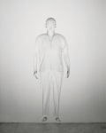 In, But Out, 2005
Fiberglass cast from self and acrylic
78″ x 32″ x 8″