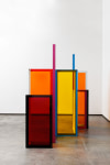 Liam Gillick&amp;nbsp;
Distinct Elevation,&amp;nbsp;2017
powder-coated aluminium, Plexiglas
200 x 280 x 140 cm / 78.7 x 110.2 x 55.1 in&amp;nbsp;