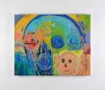 I am nothing but lilies and roses 2020-21
water-based oil on canvas
40 x 50 x 2 cm / 15.7 x 19.7 x .8 in&amp;nbsp;