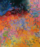 Into the dark,&amp;nbsp;2021
water-based oil on canvas
140 x 120 x 2.5 cm / 55.1 x 47.2 x 1 in