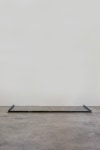 Aleana Egan&amp;nbsp;
memory shape (section), 2022
shot blast steel, cellulose fiber, textile
150 x 300 cm / 59 x 118 in