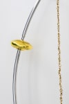 Sarah Pichlkostner
Liquid (If every stone were a possibility), 2022
Aluminium, brass, glass
143 x 53 cm / 56 1/4 x 20 3/4 inches