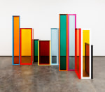 Liam Gillick&amp;nbsp;
Distinct Elevation,&amp;nbsp;2017
powder-coated aluminium, Plexiglas
200 x 280 x 140 cm / 78.7 x 110.2 x 55.1 in&amp;nbsp;