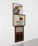 Nathalie Du Pasquier
Shelf, 2022
oil on paper, 2 modules, 1 cut out
240 x 100 cm / 94.5 x 39.4 in framed