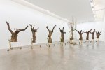 Siobh&amp;aacute;n Hapaska,&amp;nbsp;A great miracle needs to happen there, 201, olive trees &amp;ldquo;Olea europaea&amp;rdquo;, lead free solder, brass, steel, cast iron, 9 elements, dimensions of each vary