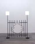 Hannah Fitz&amp;nbsp;

Journey&amp;#39;s End (Electric Fence)
2022

steel, wiring, lampshades, bulbs

184 x 163 x 26 cm / 72.4 x 64.2 x 10.2 in&amp;nbsp;