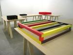 Liam Gillick&amp;nbsp;
Literally Based on H.Z. 2006
Ten table units and seven prototypes/structures&amp;nbsp;
each table 240cm x 120cm x 100cm / 94.5 x 47 x 39.3 in
Collection of Irish Museum of Modern Art, Dublin