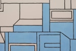 Nathalie Du Pasquier

Floating,&amp;nbsp;2022

oil on paper, 2 modules

78.5 x 208 cm / 30.9 x 81.9 in framed