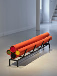 Isabel Nolan
Bench (for a forest of columns), 2024
mild steel, paint, cardboard, thread, wool
206 x 40.5 x 45 cm / 81.1 x 15.9 x 17.7 in