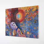 My atoms are your atoms,&amp;nbsp;2020-21
water-based oil on canvas
70 x 90&amp;nbsp;cm / 27.6 x 35.4&amp;nbsp;in