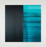 Callum Innes&amp;nbsp;
Untitled Lamp Black / Caribbean Turquoise,&amp;nbsp;2021
oil on linen
195 x 190 cm / 76.8 x 74.8 in