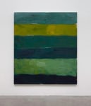 Sean Scully,&amp;nbsp;Landline Green Below,&amp;nbsp;2014, oil on aluminium,&amp;nbsp;215.9 x 190.5 cm / 85 x 75 in&amp;nbsp; &amp;nbsp;