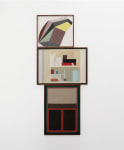 Nathalie Du Pasquier
Shelf, 2022
oil on paper, 2 modules, 1 cut out
240 x 100 cm / 94.5 x 39.4 in framed