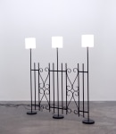 Hannah Fitz

Welcome (Electric Fence)
2022

steel, wiring, lampshades, bulbs

185 x 181.5 x 26 cm / 72.8 x 71.5 x 10.2 in