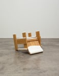 Ryan Gander&amp;nbsp;

Overturned Rietveld chair after a snow flurry,&amp;nbsp;2017

ash, marble resin

60 x 62 x 84 cm / 23.6 x 24.4 x 33.1 in&amp;nbsp;
