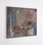 Aleana Egan&amp;nbsp;
ordinary language, 2020/21
mixed media on linen
50 x 40 x 5 cm / 19.7 x 15.7 x 2 in