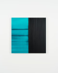 Callum Innes
Untitled Lamp Black / Caribbean Turquoise, 2023
oil on linen
82 x 80 cm / 32.3 x 31.5 in