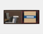 Nathalie Du Pasquier

Motorised,&amp;nbsp;2022

oil on paper, 2 modules

78.5 x 208 cm / 30.9 x 81.9 in framed

&amp;nbsp;