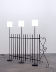 Hannah Fitz

Desire Lines (Electric Fence)
2022

steel, wiring, lampshades, bulbs

184 x 216 x 25 cm / 72.4 x 85 x 9.8 in