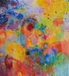 Isabel Nolan&amp;nbsp;
Astronomer 9999 CE, 2022
water-based oil on canvas
130 x 120 cm / 51.2 x 47.2 in&amp;nbsp;