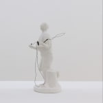 Hannah Fitz

Us (little events occurring in time, repeating ourselves to each other and to the world)
2022

plaster, paper mache clay, wire, string

32 x 24 x 20.5 cm / 12.6 x 9.4 x 8.1 in