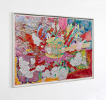 Sam Keogh&amp;nbsp;
Jam Mallet Fixed Watch Flower,&amp;nbsp;2021
acrylic, pencil, ink, gold leaf on acid free 70gsm marker paper
81 x 115.5 cm / 31.9 x 45.5 in paper size&amp;nbsp;
87.5 x 121 x 3.5 cm / 34.4 x 47.6 x 1.4 in framed