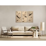 Fossil Fish Triptych 2002ABC(SOLD)