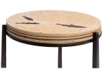 16&quot; Round Fossil Drink Table 9304t