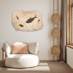 Fossil Fish Mural 6540cm (SOLD)
