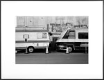 (Temporary) Homes for America: 3300 block to 4400 block, Union Pacific Avenue, between South Grande Vista Avenue and South Marianna Avenue, Los Angeles/Commerce, California, December 2020
2021
Black and white fiber print
Ed. 1/1 + 1 AP
Sheet 20.5 x 30.5 cm / 8 x 12 inches

BESHT48013