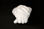 Douglas Gordon Exhibit A 2016 Carrara marble 16 x 12 x 16 cm / 6 1/4 x 4 3/4 x 6 1/4 in