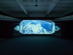 Installation view of film installation by Doug Aitken