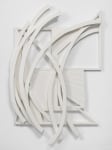 Wall relief by Wyatt Kahn A Month Away 2020 Linen on linen on panel 250 x 170 x 18 cm / 98 1/2 x 67 x 7 in